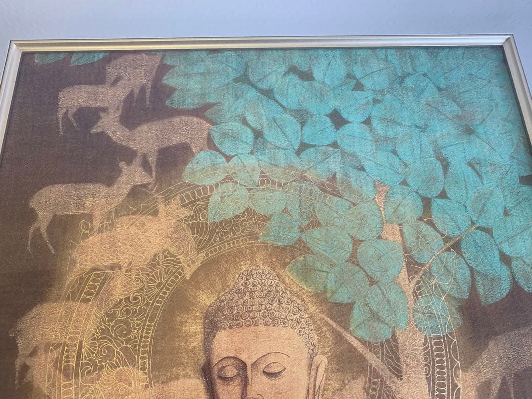 新品】平山郁夫「鹿野苑の釈迦」限定500部 309号 複製画 - メルカリ