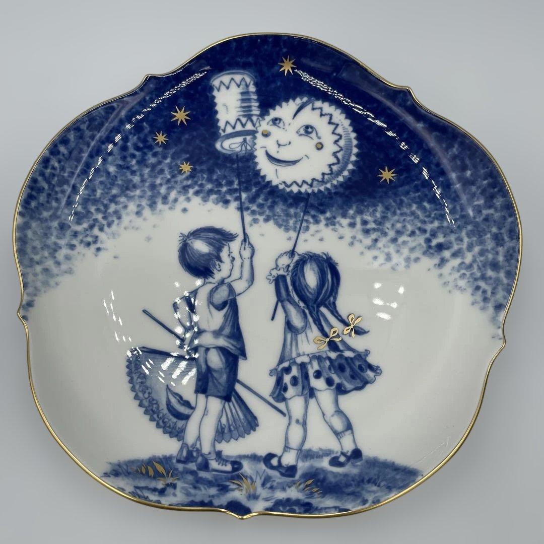 マイセン イヤープレート1999 ランタン・ランタン 金縁 ケース付