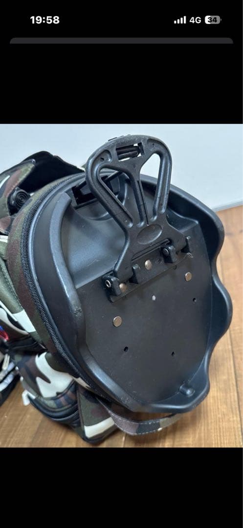 パーリーゲイツ スタンド式　キャディバッグ　ワッペンカモ