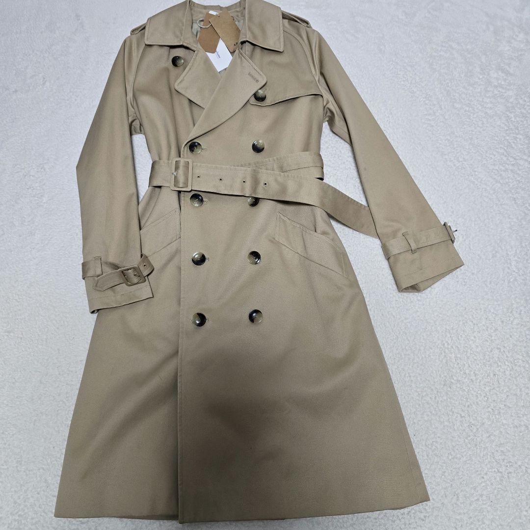 【新品未使用タグ付き】A.P.C. ベージュ トレンチコート 新品未使用　就活
