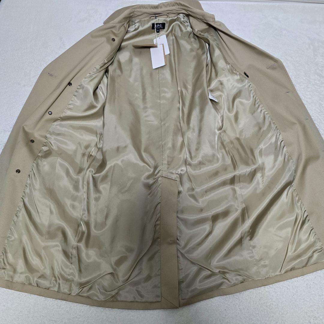 【新品未使用タグ付き】A.P.C. ベージュ トレンチコート 新品未使用　就活