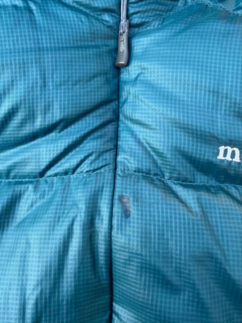 mont-bell ライトアルパインダウンパーカー　ブルーグリーン　Lサイズ