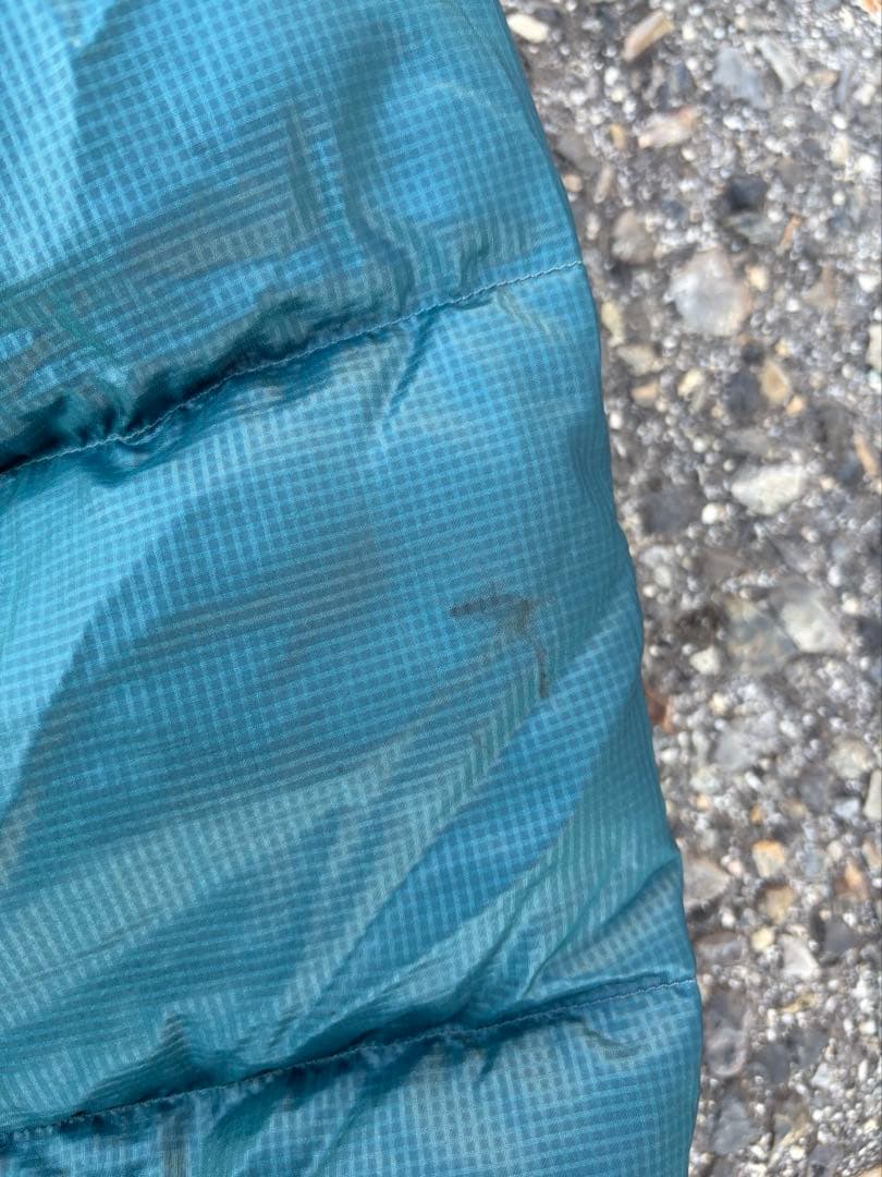 mont-bell ライトアルパインダウンパーカー　ブルーグリーン　Lサイズ