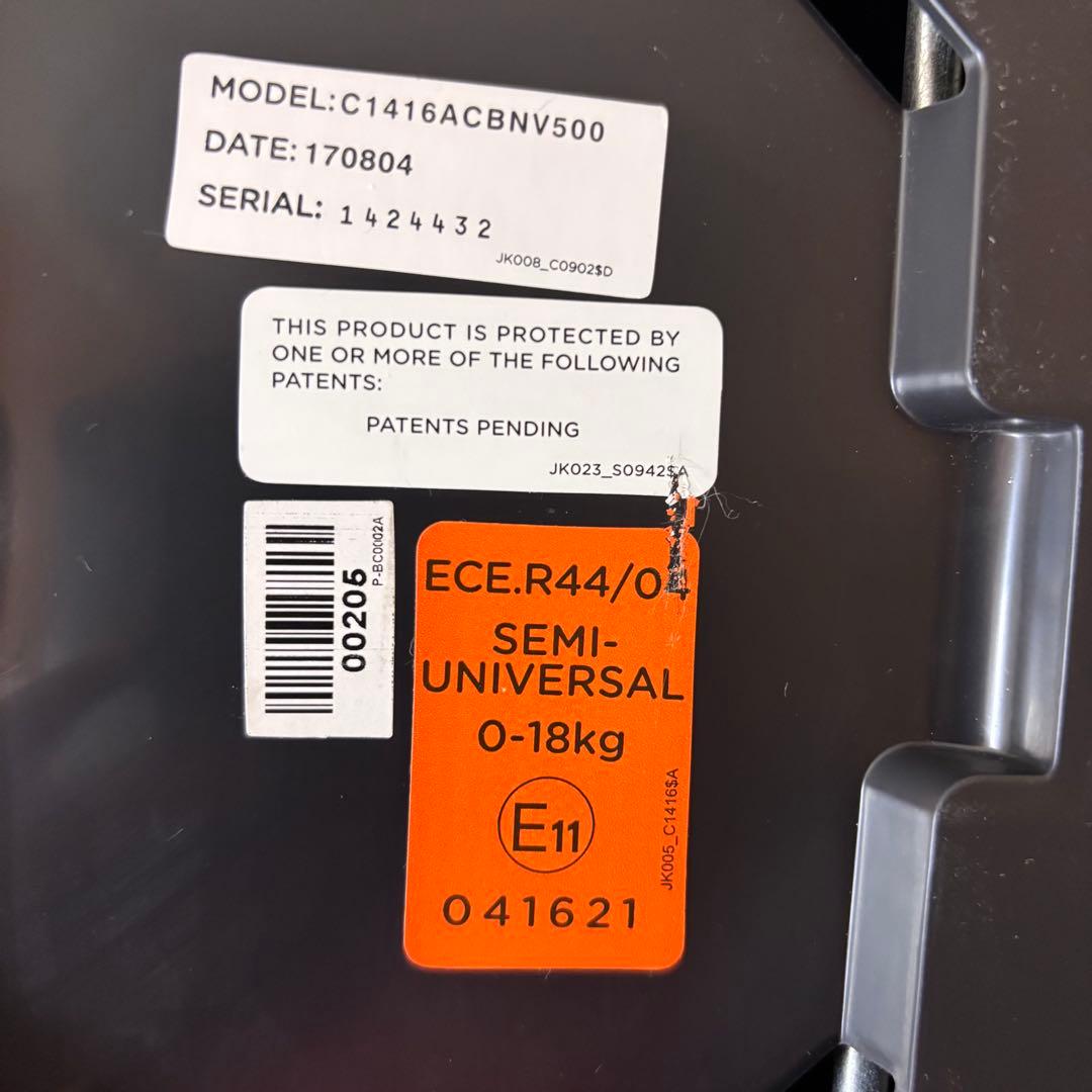 クリーニング済　☆美品☆　新生児OK　ジョイー　アーク360°　ISOFIX