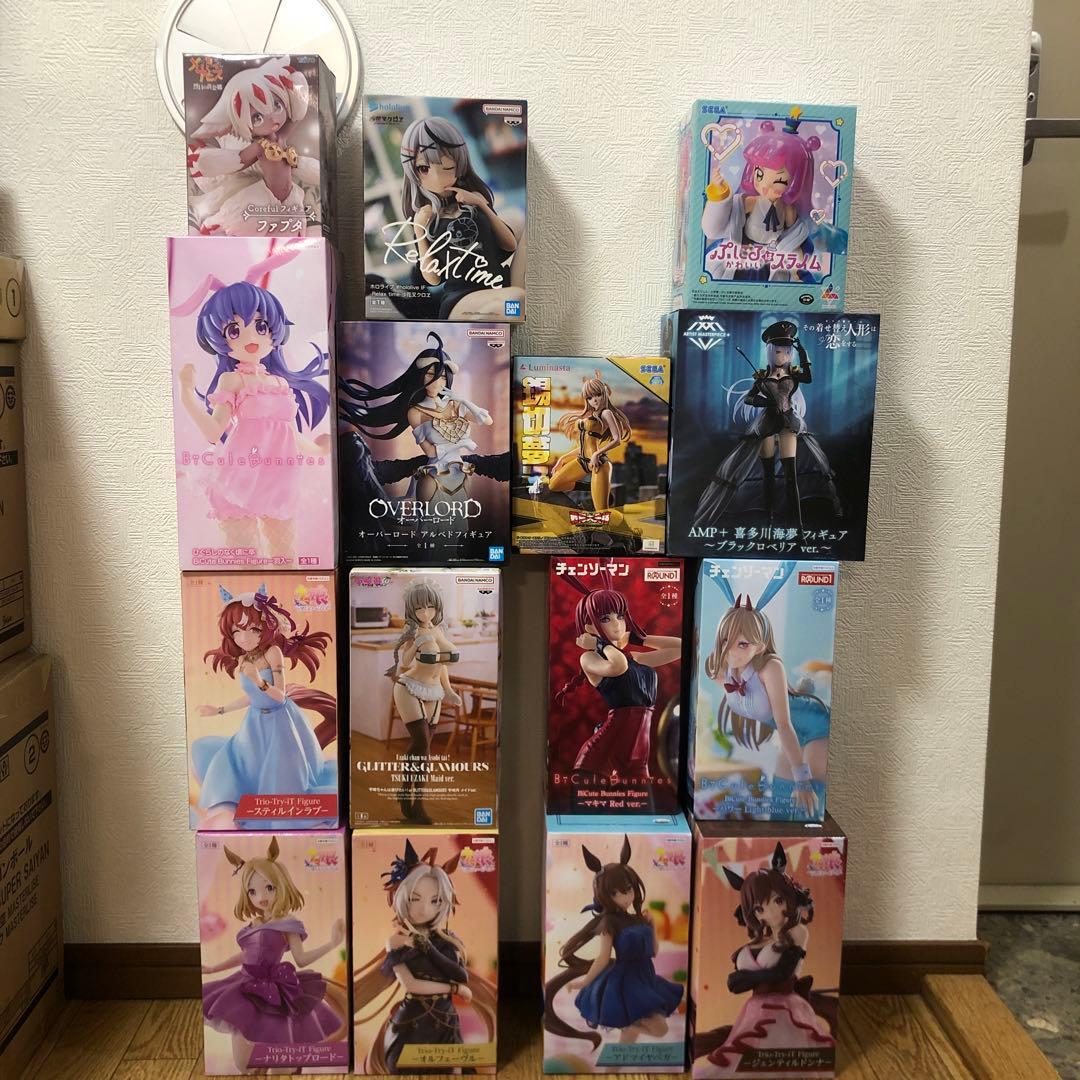 プライズ景品 美少女系フィギュア ウマ娘 チェンソーマン 他 15点