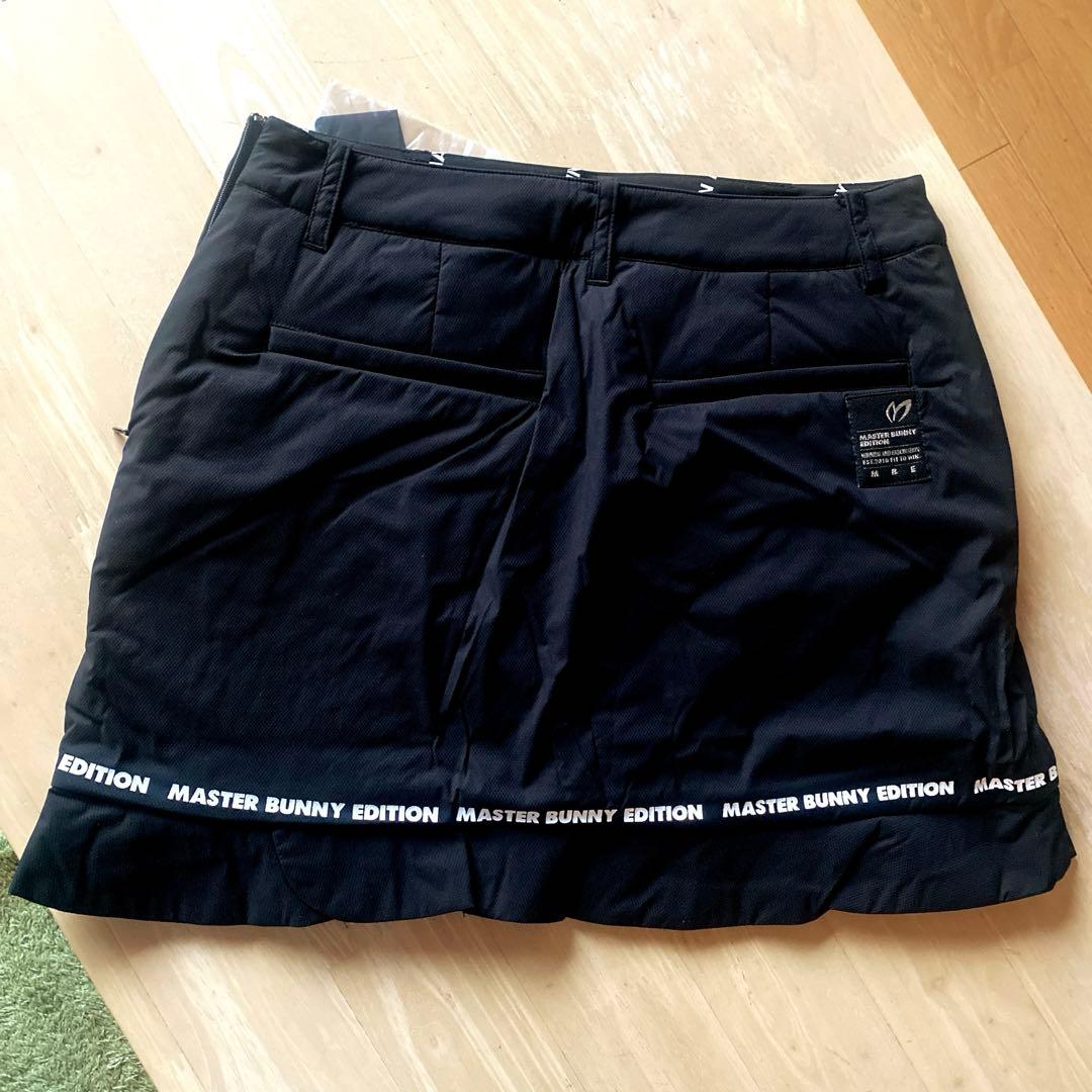 パーリーゲイツ☆新品 マスターバニー 中綿入り ストレッチ 防寒 スカート