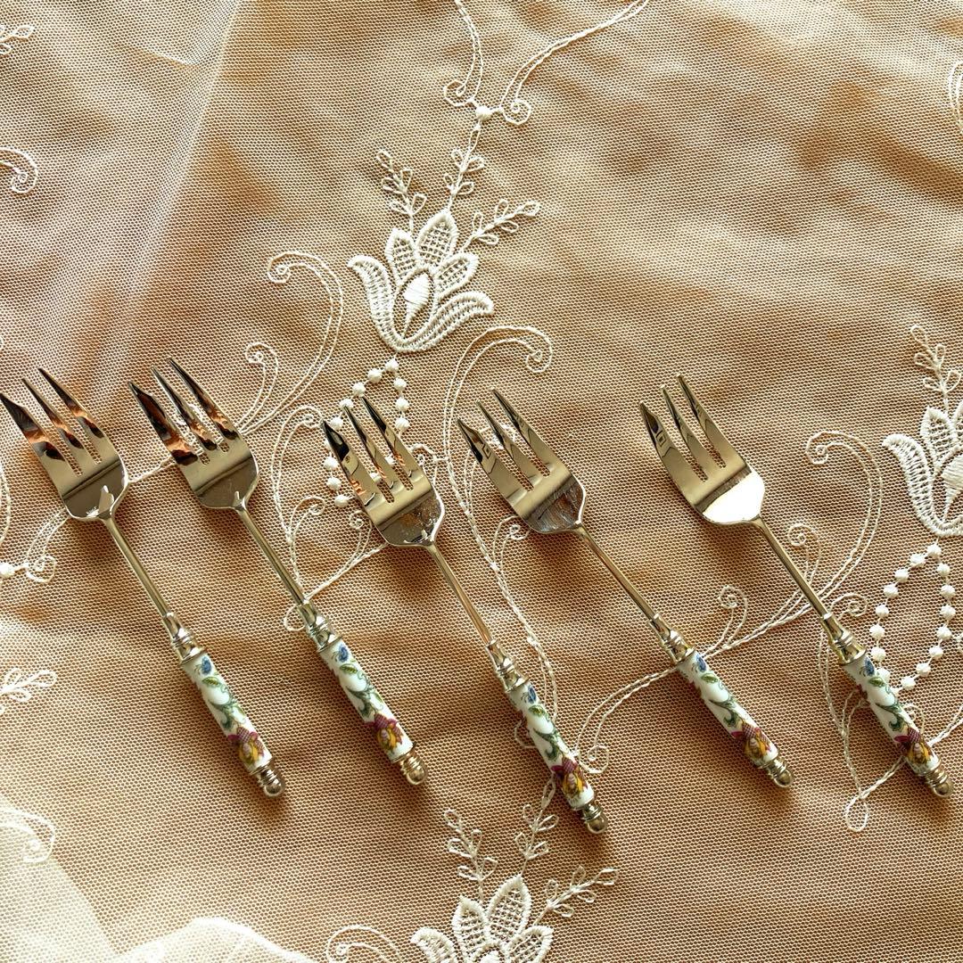 ✨MINTON スプーン&フォークセット✨HH004Sグリーン