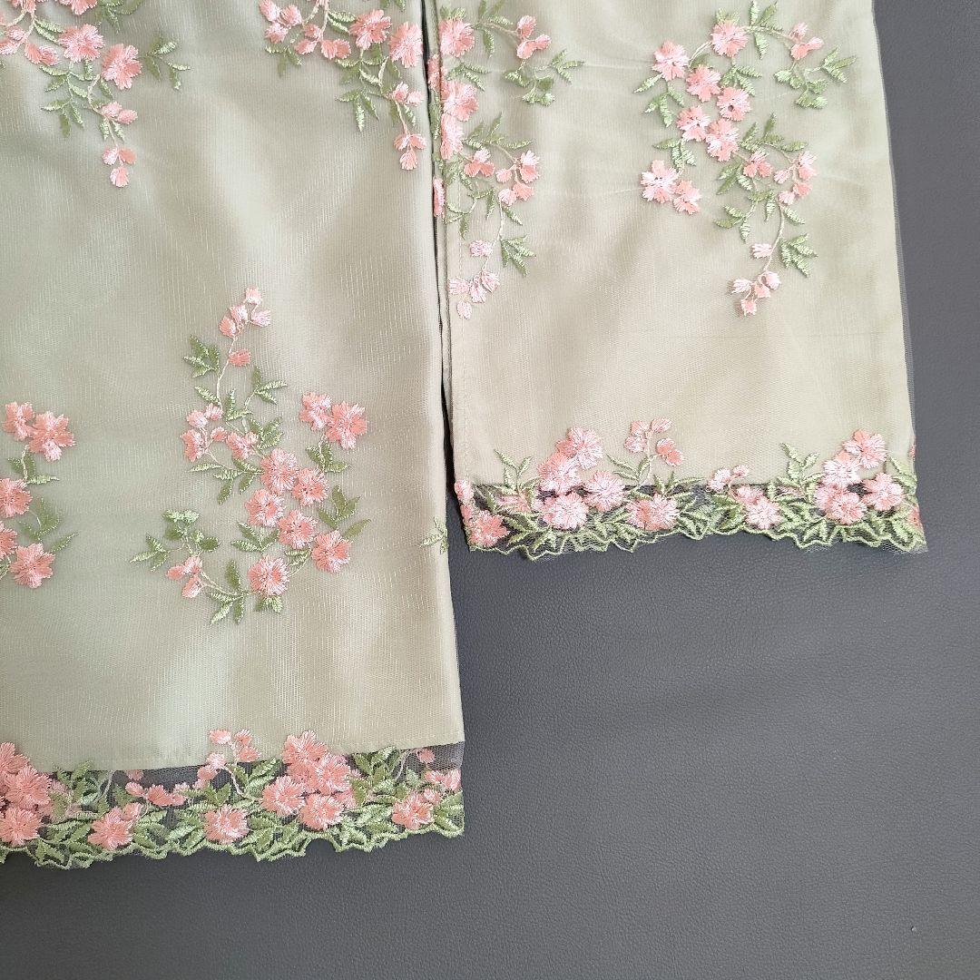 極美品✨️キャサリンコテージフラワーレース着物ワンピ＋被布セット七五三　100