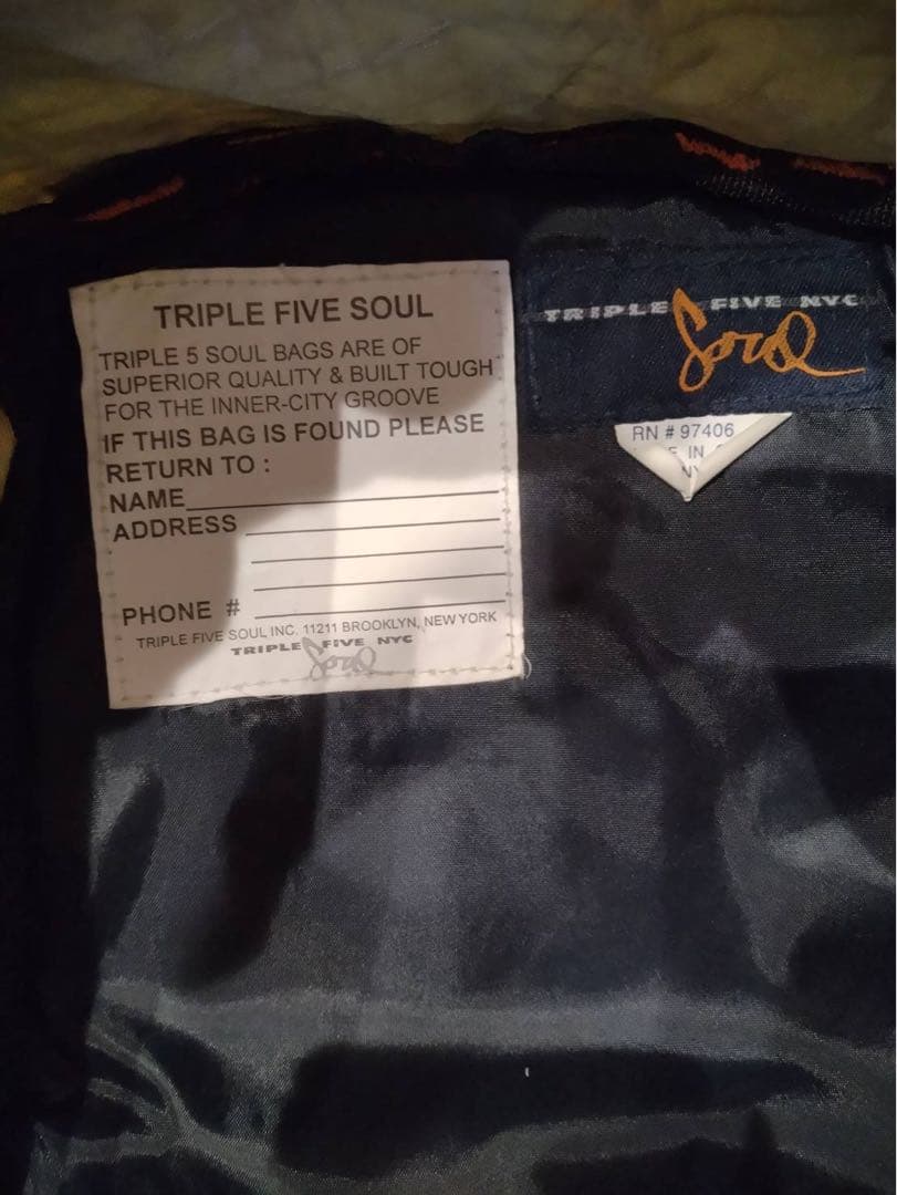 90s TRIPLE FIVE Soul トリプルファイブ ソウル リュック - メルカリ