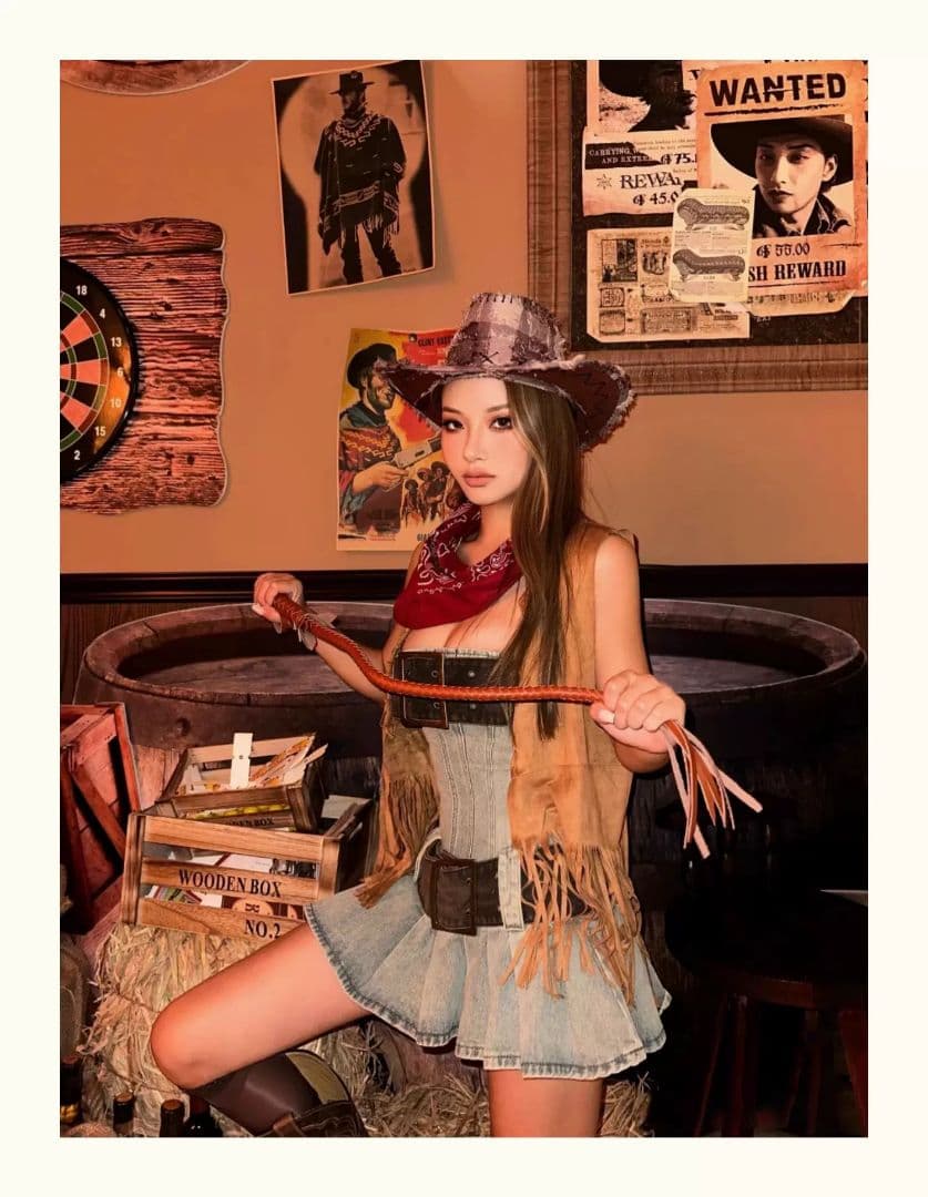 おしゃれデニムチューブトップスカート☆ワンショルダーで女子会コーデにぴったり