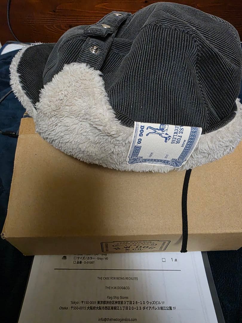 【新春セール】1月6日までTHE H.W.DOG＆CO フライトキャップ未使用