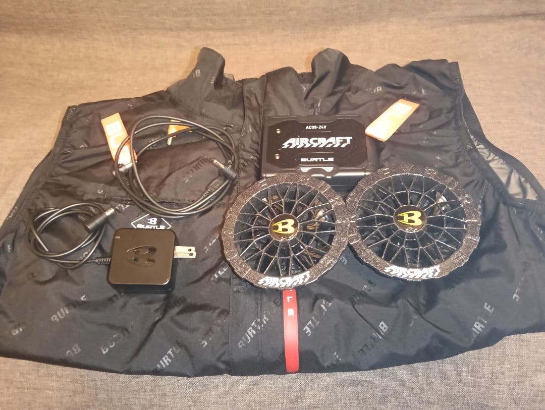 ★のぶちゃん★BURTLE バートル 空調服ファンバッテリーセット