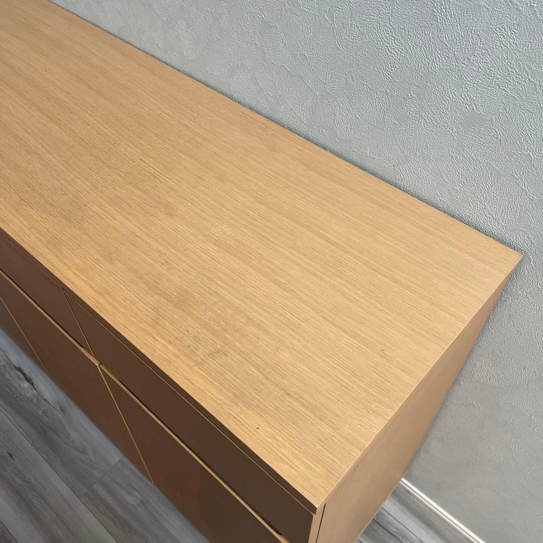 無印良品　オーク材　キャビネット