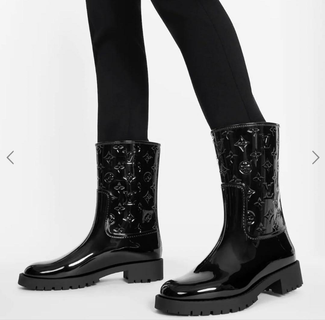 【LOUIS VUITTON】ルイヴィトン　ドロップス　レインブーツ　モノグラム