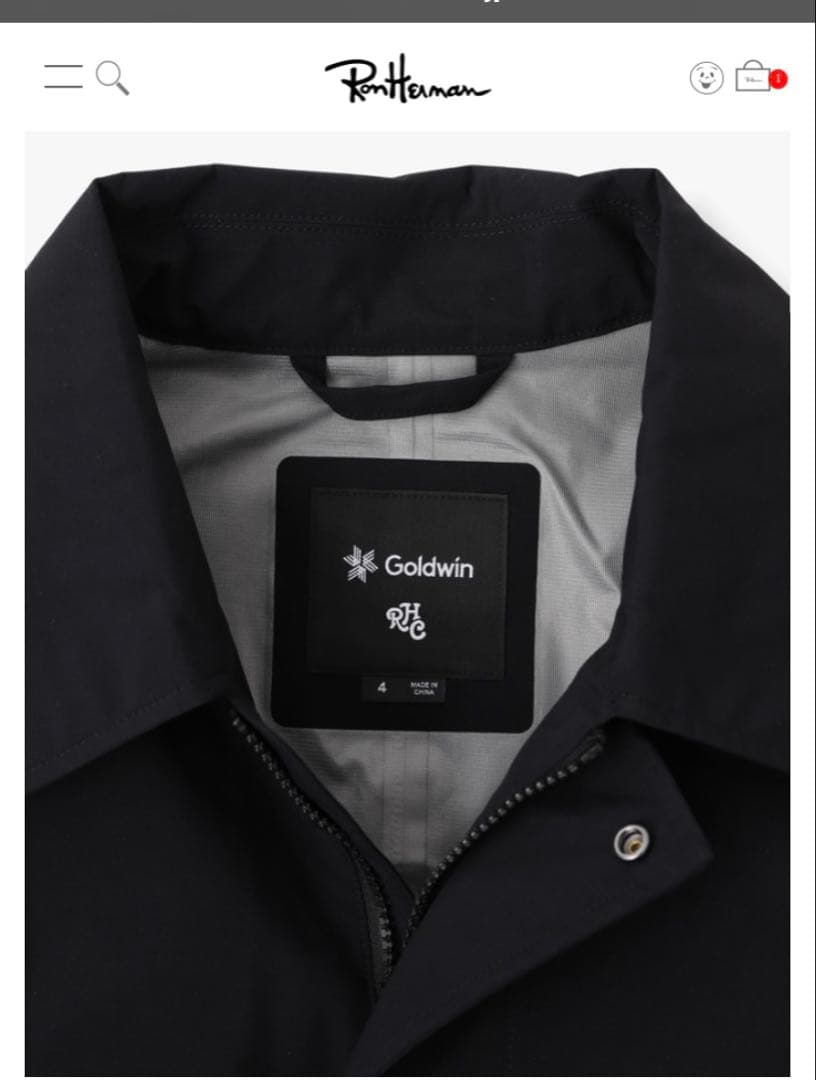 ゴールドウィン×RHC ステンカラーコート