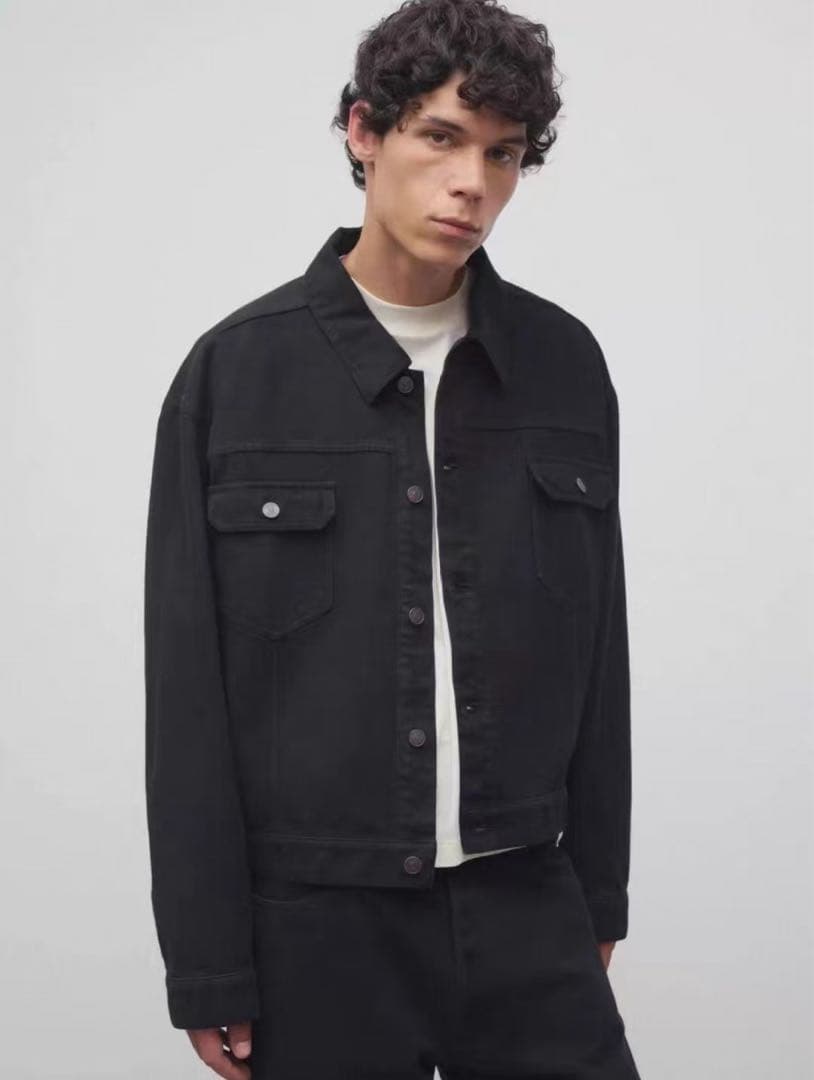 THE ROW ブラックデニムジャケット - メルカリ