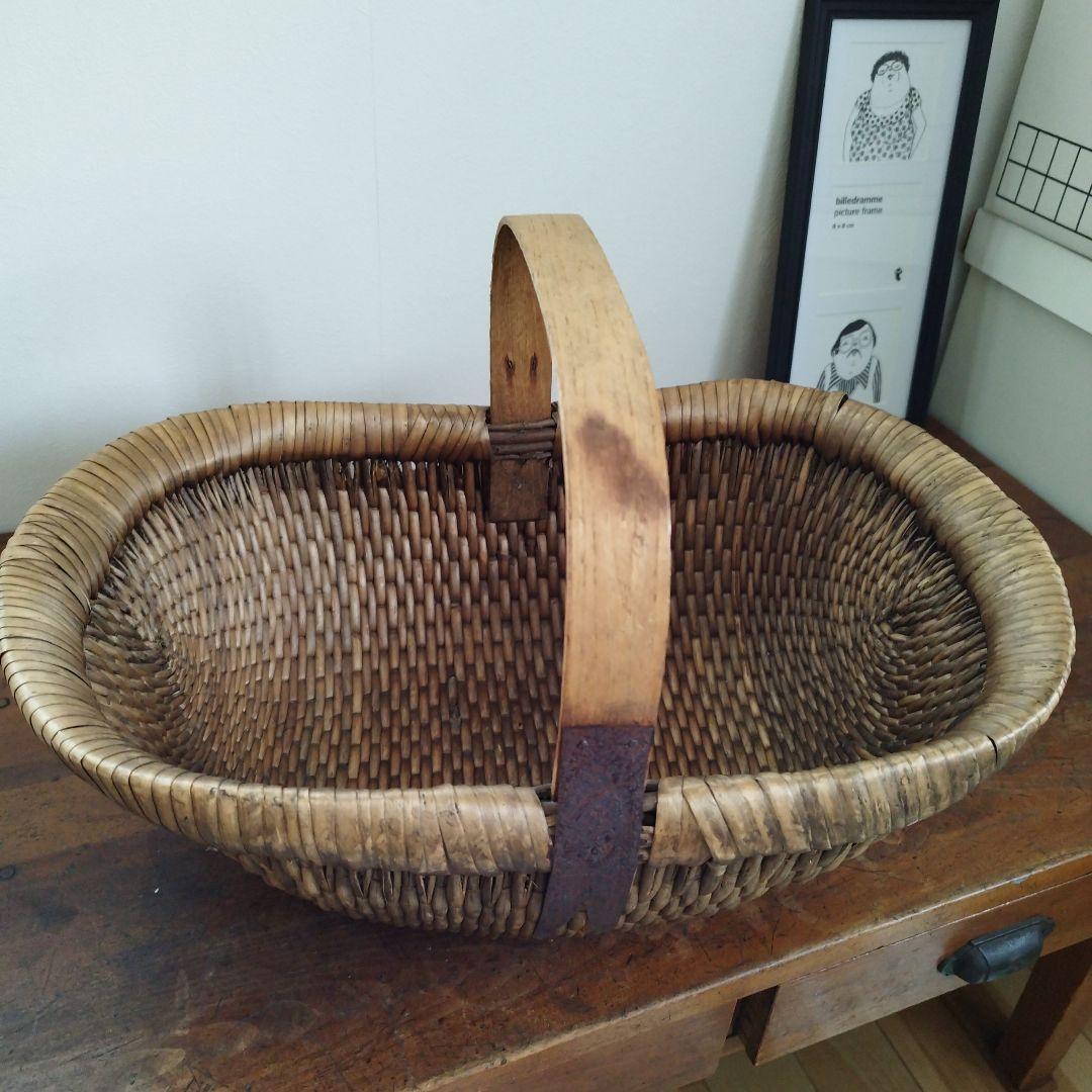 【希少品】北欧雑貨　スウェーデン　ヴィンテージ　ジュニパー　バスケット 籠