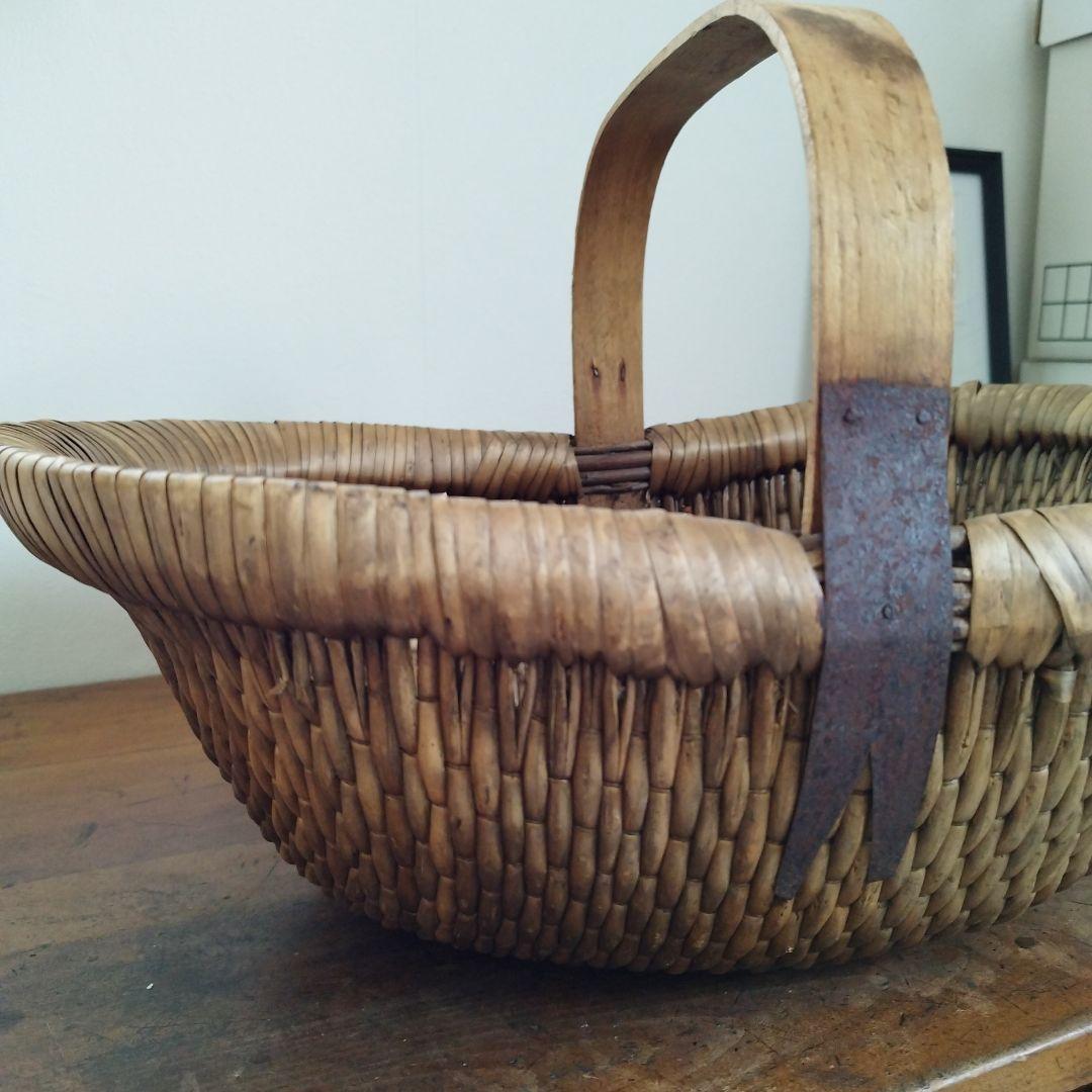 【希少品】北欧雑貨　スウェーデン　ヴィンテージ　ジュニパー　バスケット 籠