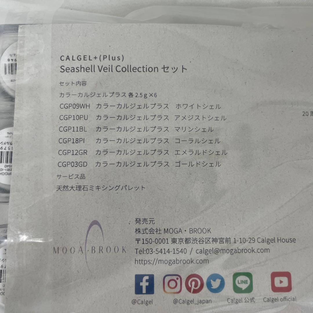 カルジェルプラス6色SET Seashell Veil Collection