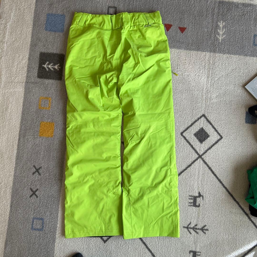 SALE‼️Salomon 蛍光グリーン スノーボードウェア　Lサイズ