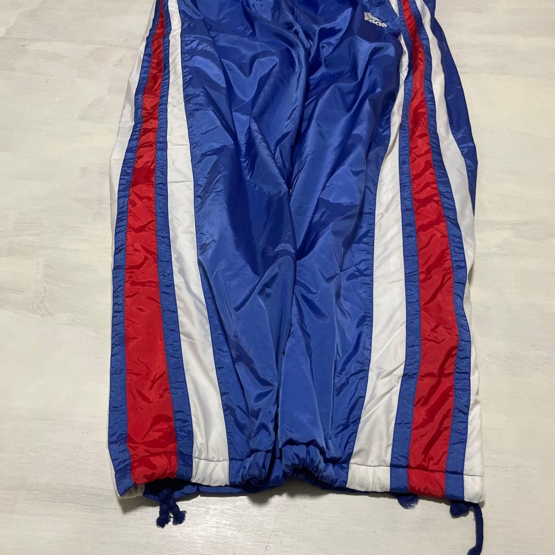00s adidas トリコカラー ナイロンパンツ y2k