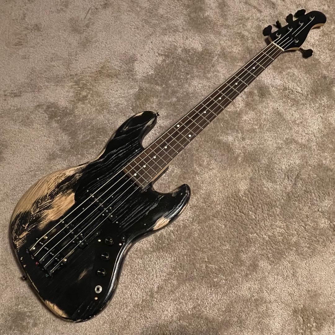 FGN フジゲン 5弦ベース サドウスキーピックアップ アッシュボディ