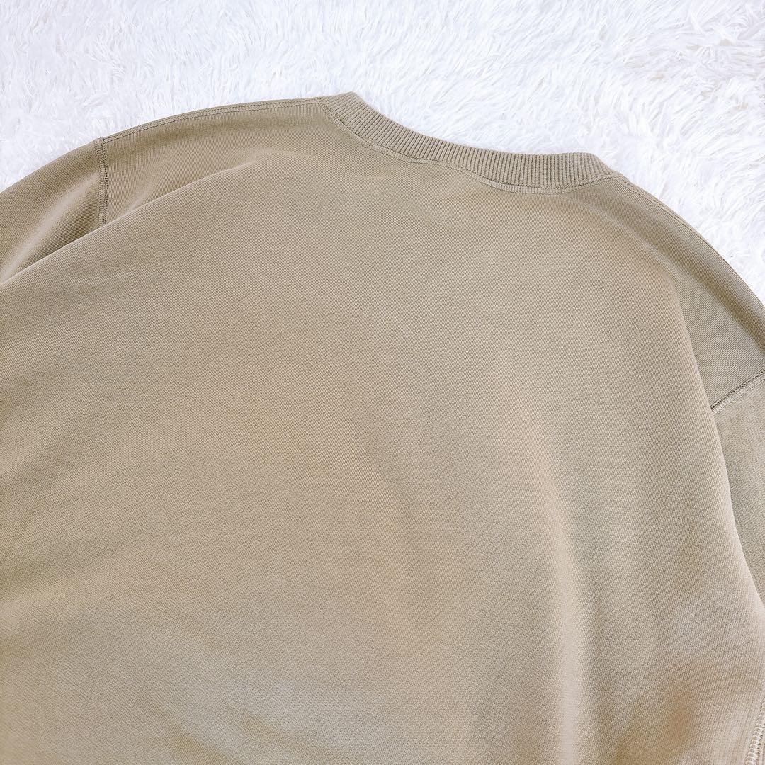 【極美品】The Inoue Brothers クルースウェットシャツ カーキ