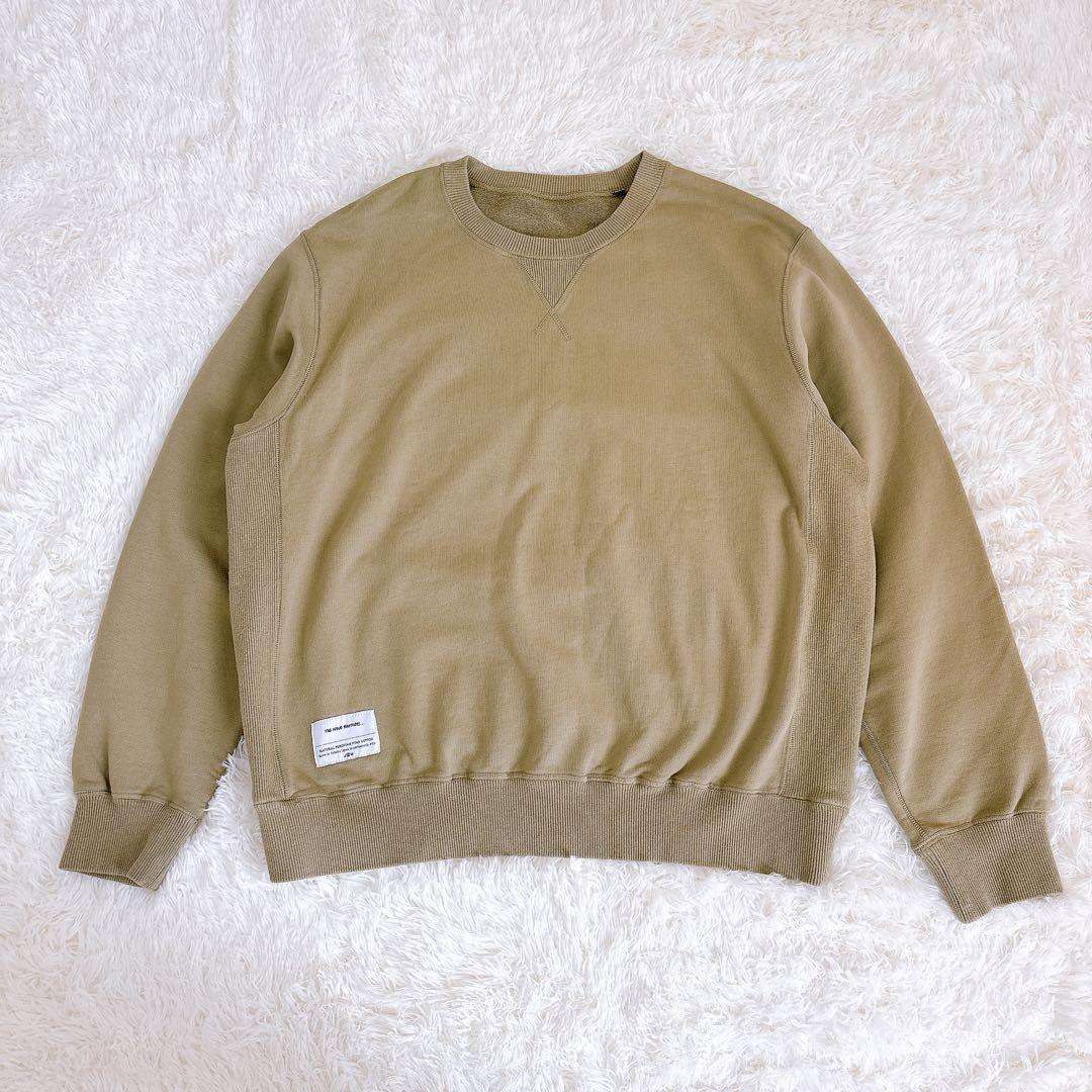 【極美品】The Inoue Brothers クルースウェットシャツ カーキ