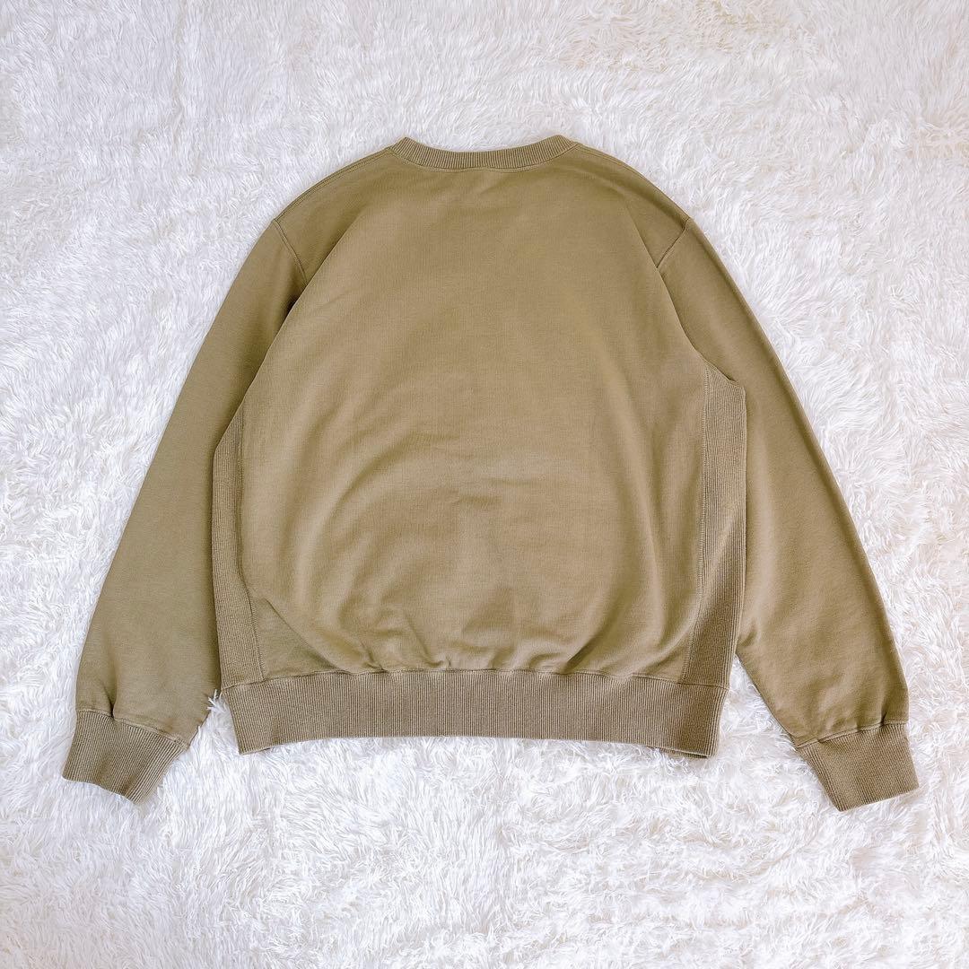 【極美品】The Inoue Brothers クルースウェットシャツ カーキ