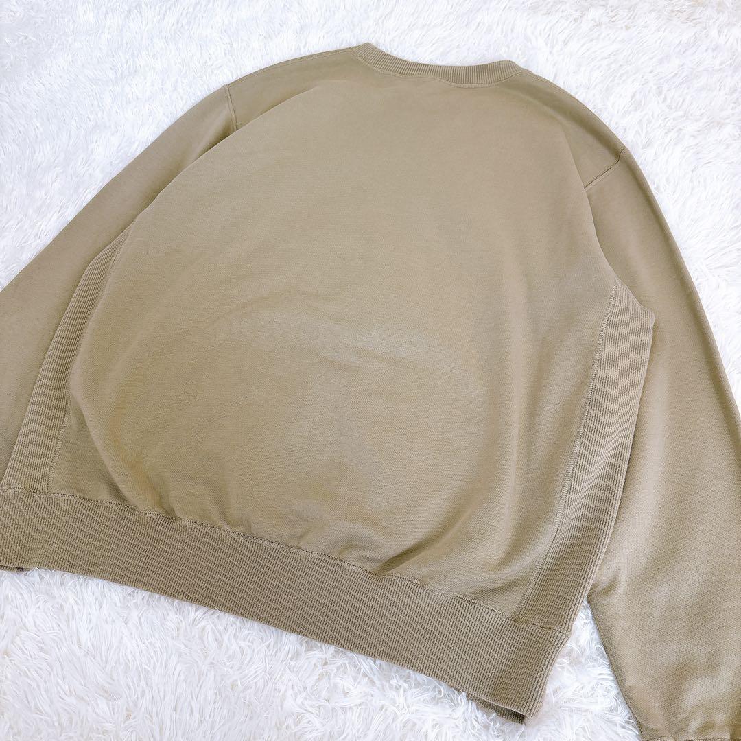【極美品】The Inoue Brothers クルースウェットシャツ カーキ