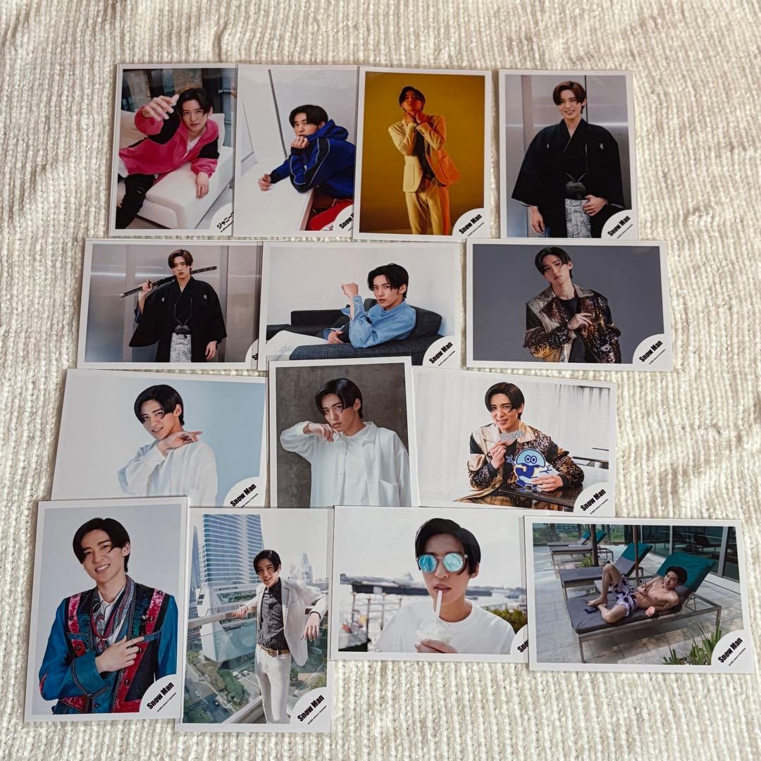 24時間発送、美品】SnowMan目黒蓮公式写真232枚おまけつき 値下げ済み