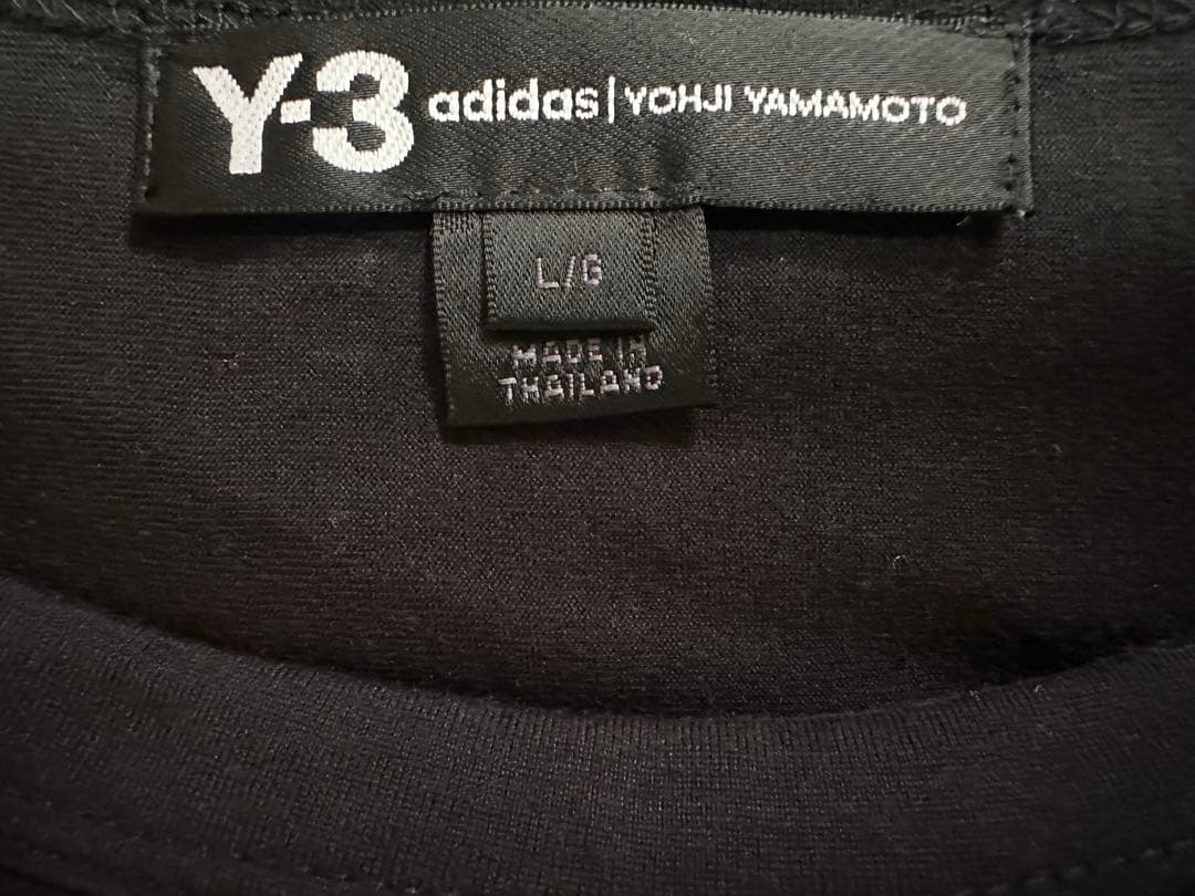 Y3 adidas yohjiyamamoto】ロンT Lサイズ