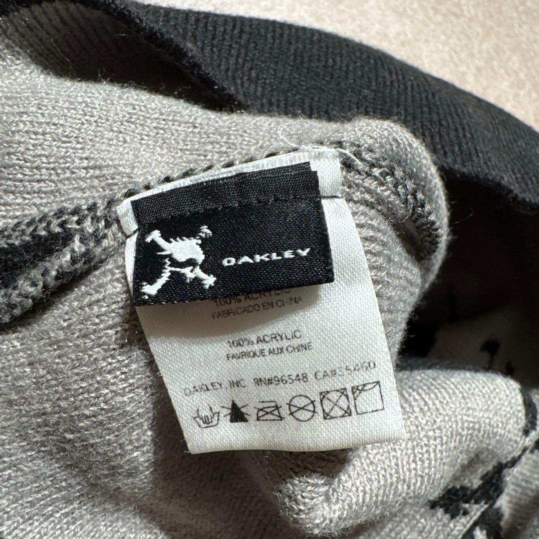 Oakley ビーニー ニット帽 スカル 黒 ブラック y2k 00s - メルカリ