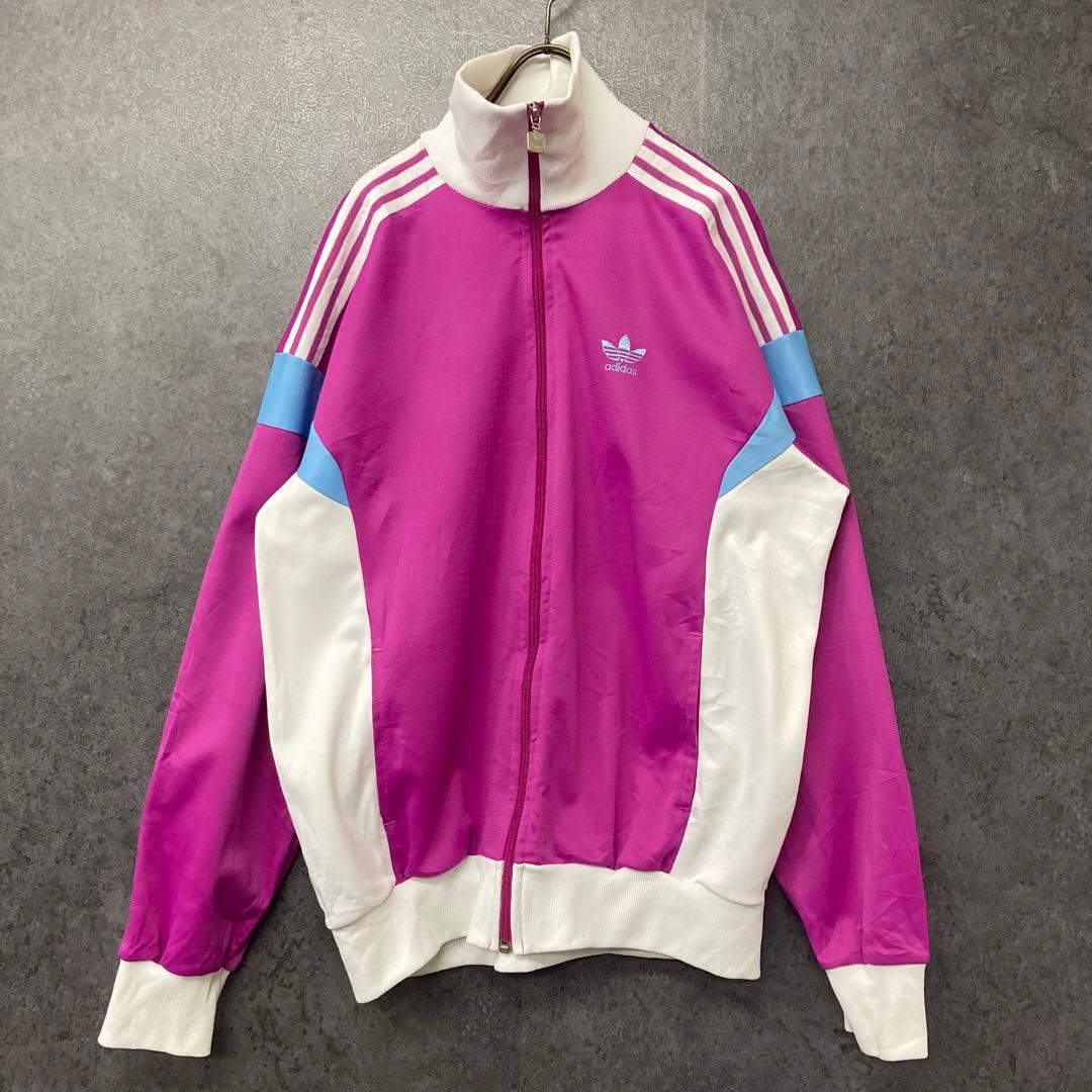 《ユーロ古着》ATPフランス製 アディダス トラックジャケット ロゴ刺繍 XL程