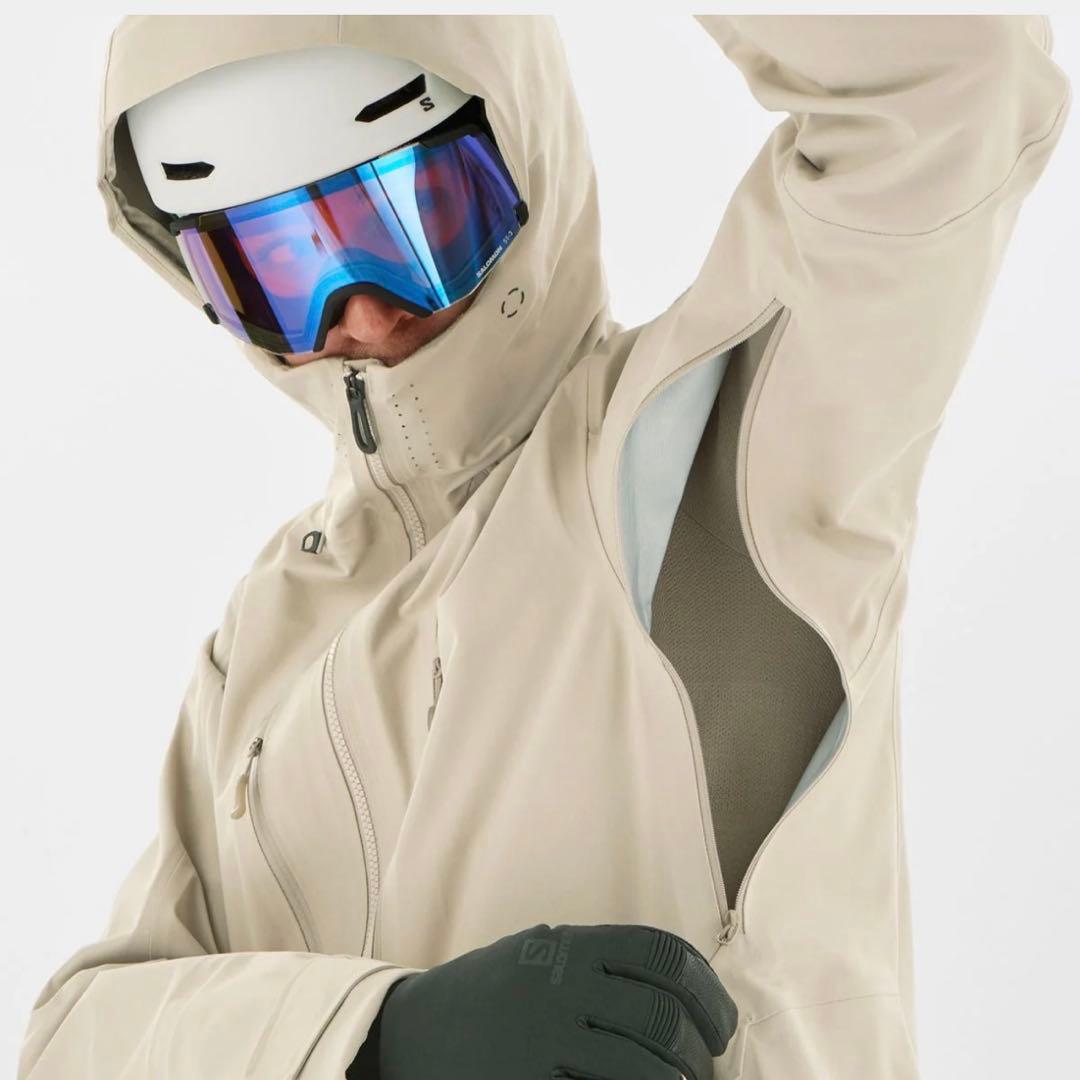 Salomon QST メンズ　スキー/スノーボードシェールジャケット　Mサイズ