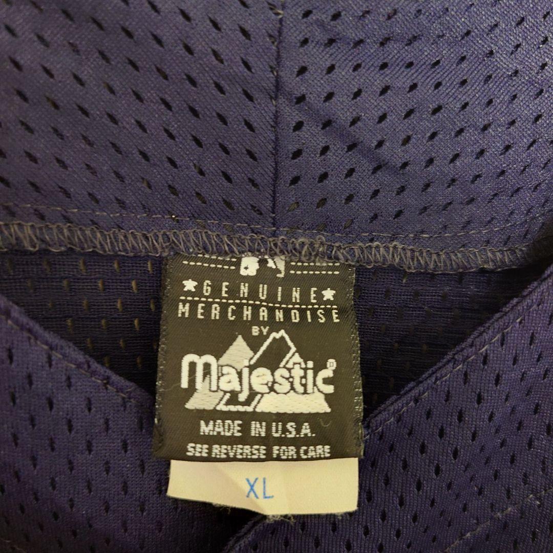 Majestic USA製 MLB Red Sox ベースボールシャツA3516