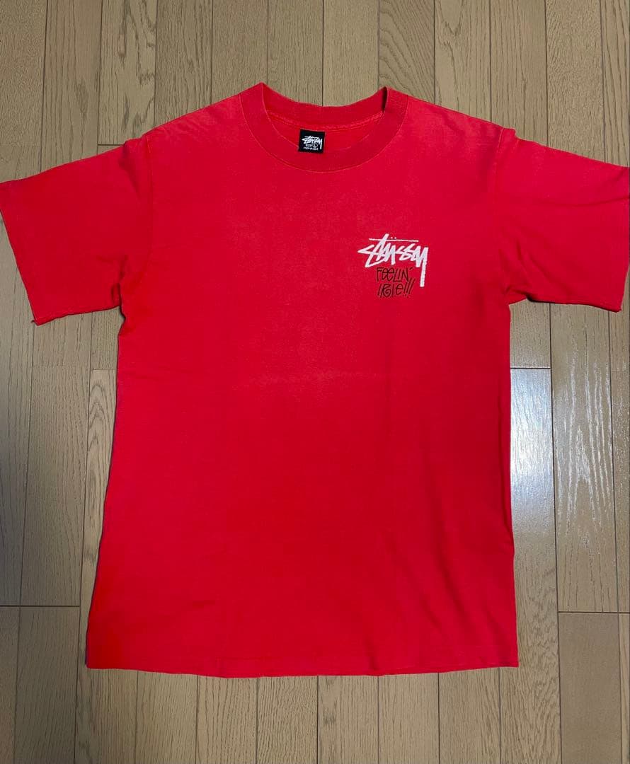 大幅値下げ！usa製 オールドステューシー 黒タグ ラスタ l