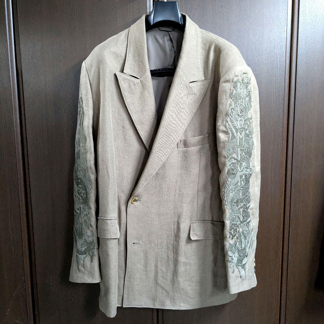 Doublet カオス刺繍 リネン セットアップ