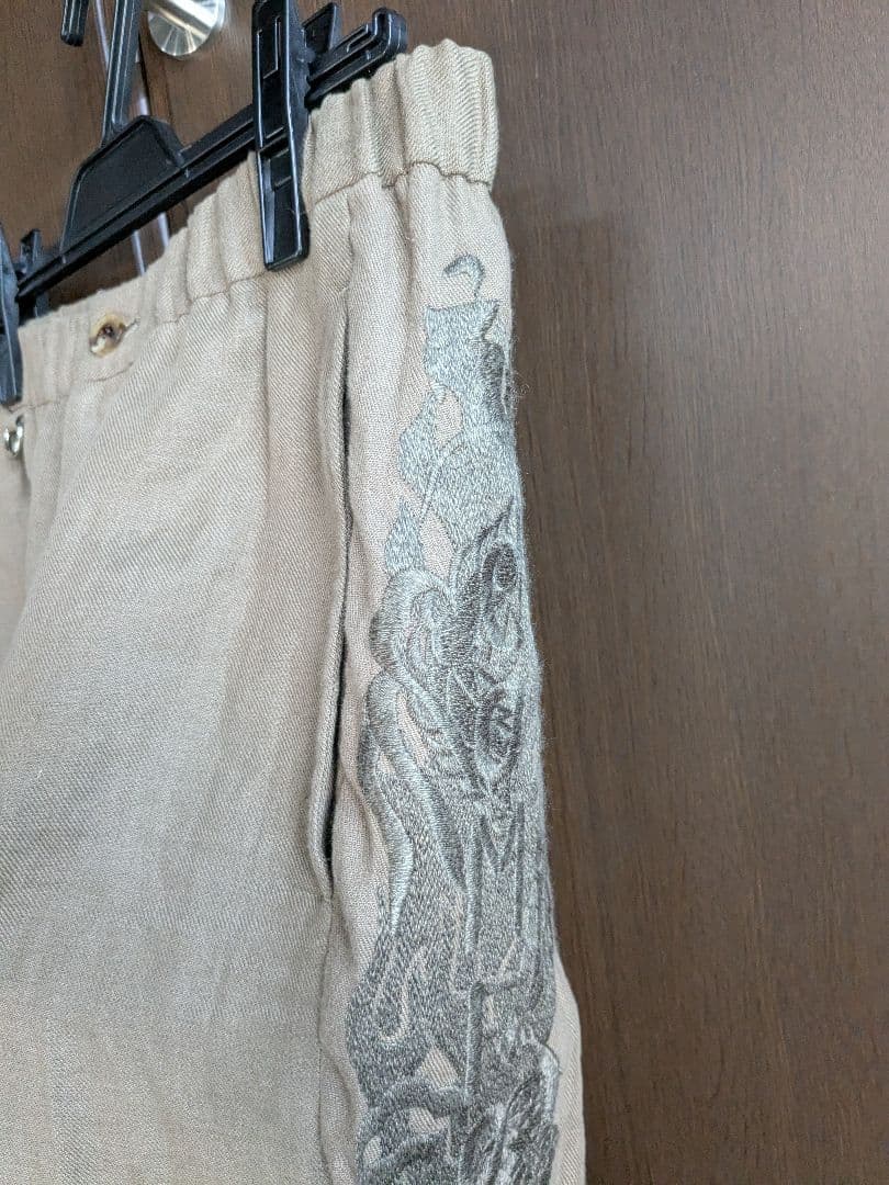 Doublet カオス刺繍 リネン セットアップ