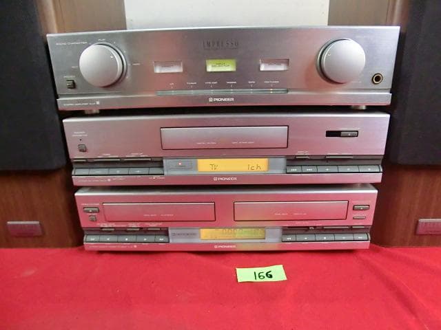 166：Pioneer A-J7　FD-J7　T-J7　ミニコンポ　ジャンク