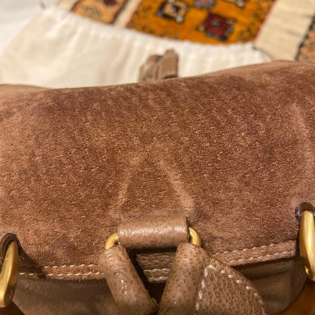 GUCCI スエードブラウンリュック