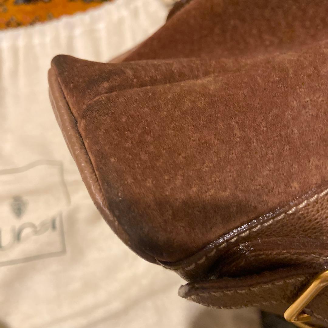 GUCCI スエードブラウンリュック