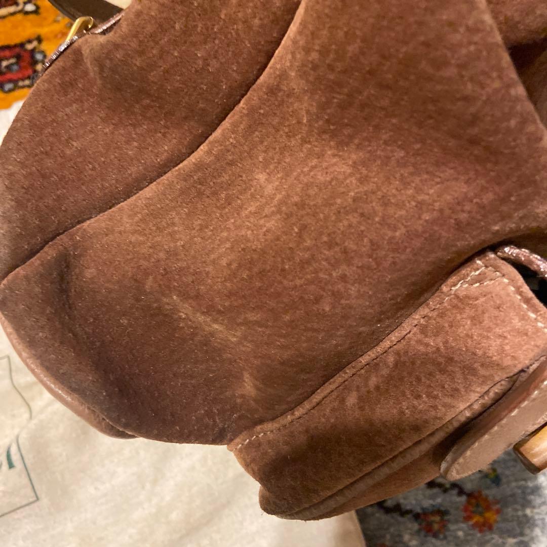 GUCCI スエードブラウンリュック