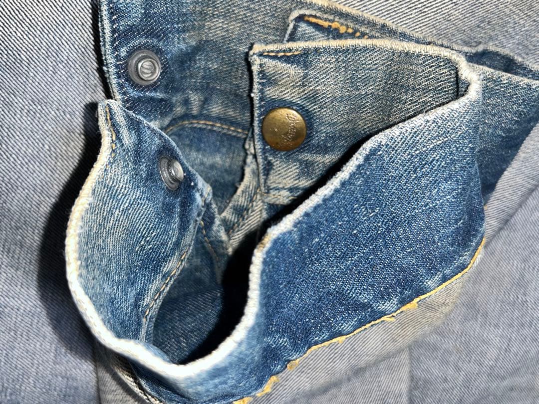50s Wrangler 希少 111mj 縦ベル size42デニムジャケット