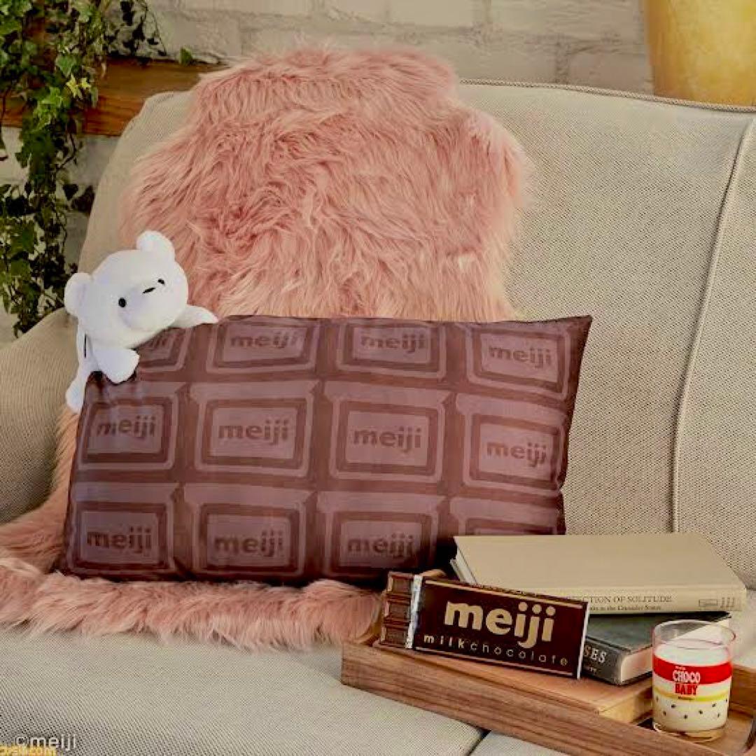 一番くじ 明治 ミルクチョコレート クッション A賞 メイジ meiji