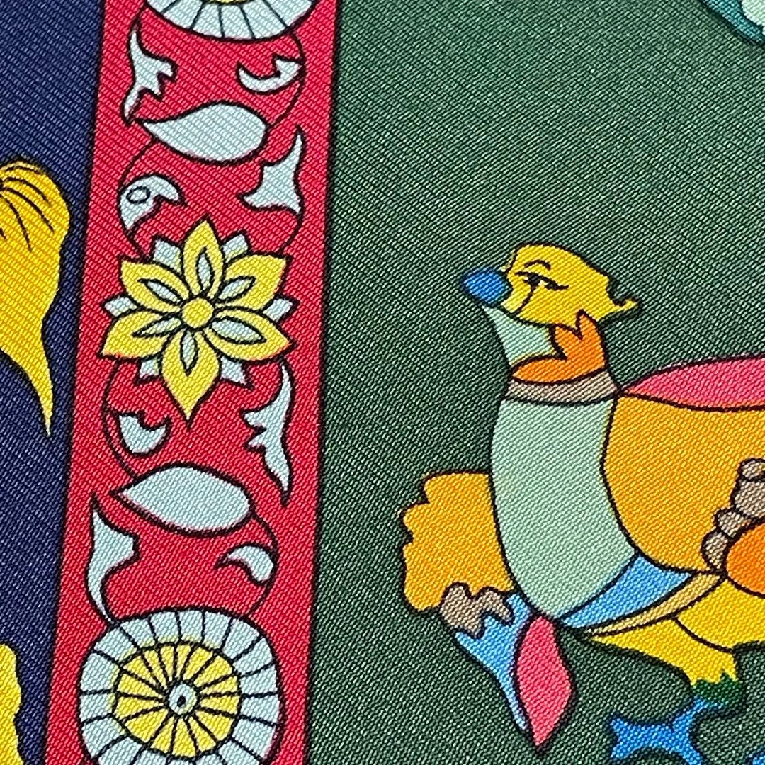 エルメス HERMES スカーフ カレ90 眩惑のインド 【クリーニング済