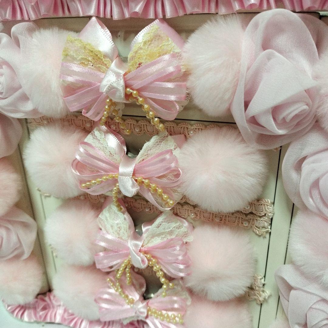 プリンセス姫系アクセサリーケース&くまちゃん小物入れディアマンテ　ピンク