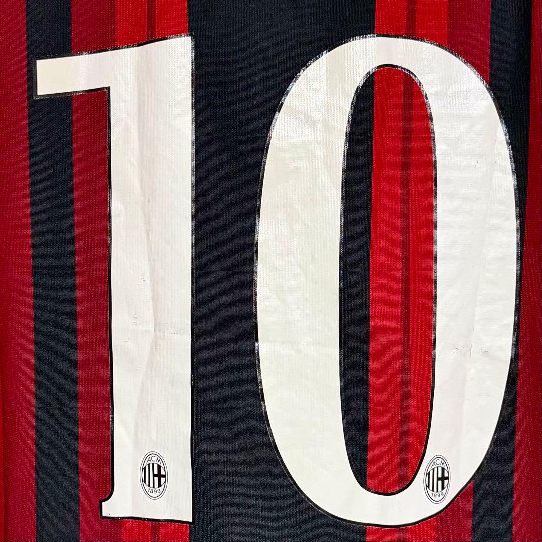 希少！】14/15 ACミラン ♯10 本田圭佑【Lサイズ】ホーム - メルカリ