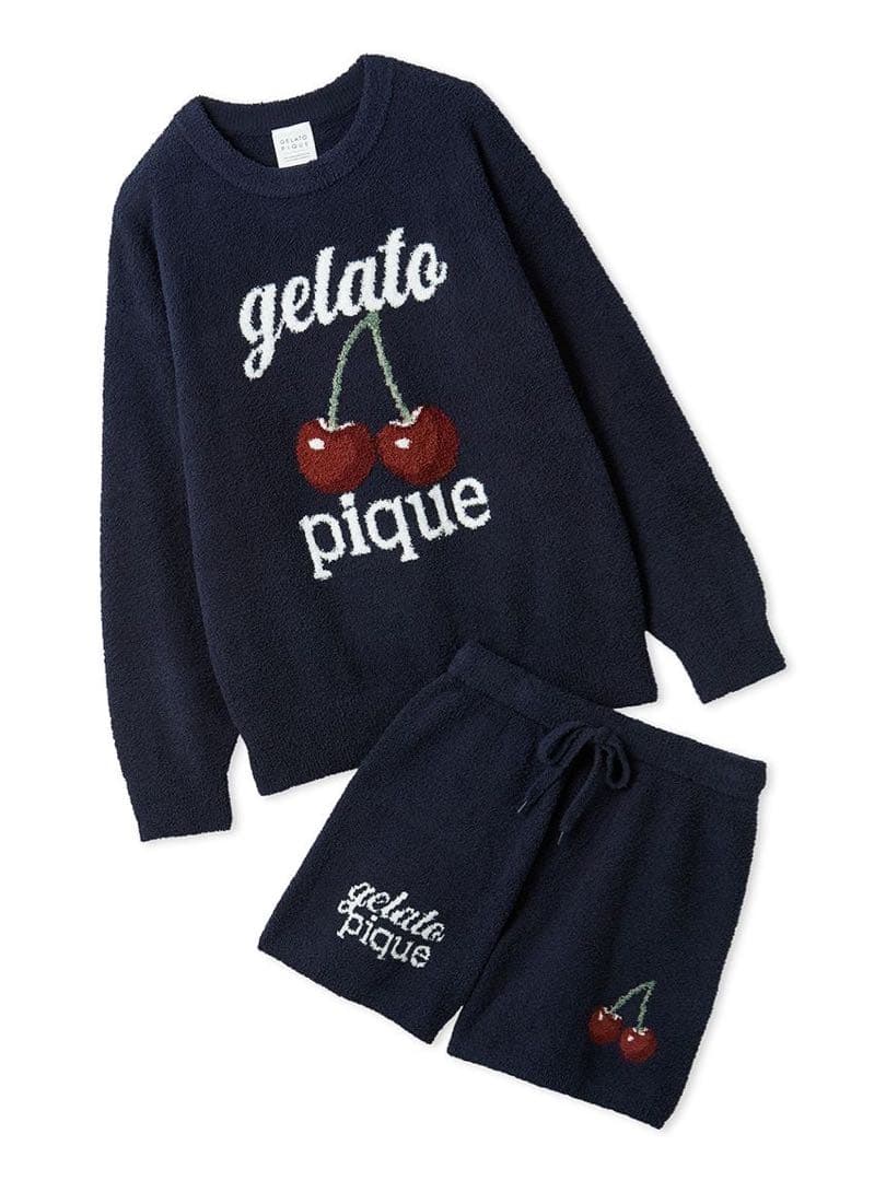 【最終値下げ！】べビモコチェリージャガードプルオーバー&ショートパンツ