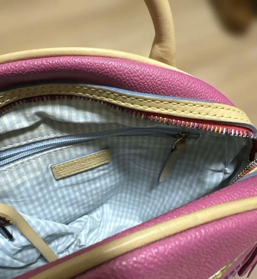 Dooney & Bourke ピンク レザー　ハンドバッグ